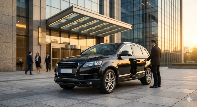 Jeep Compass para transfer executivo e viagens corporativas