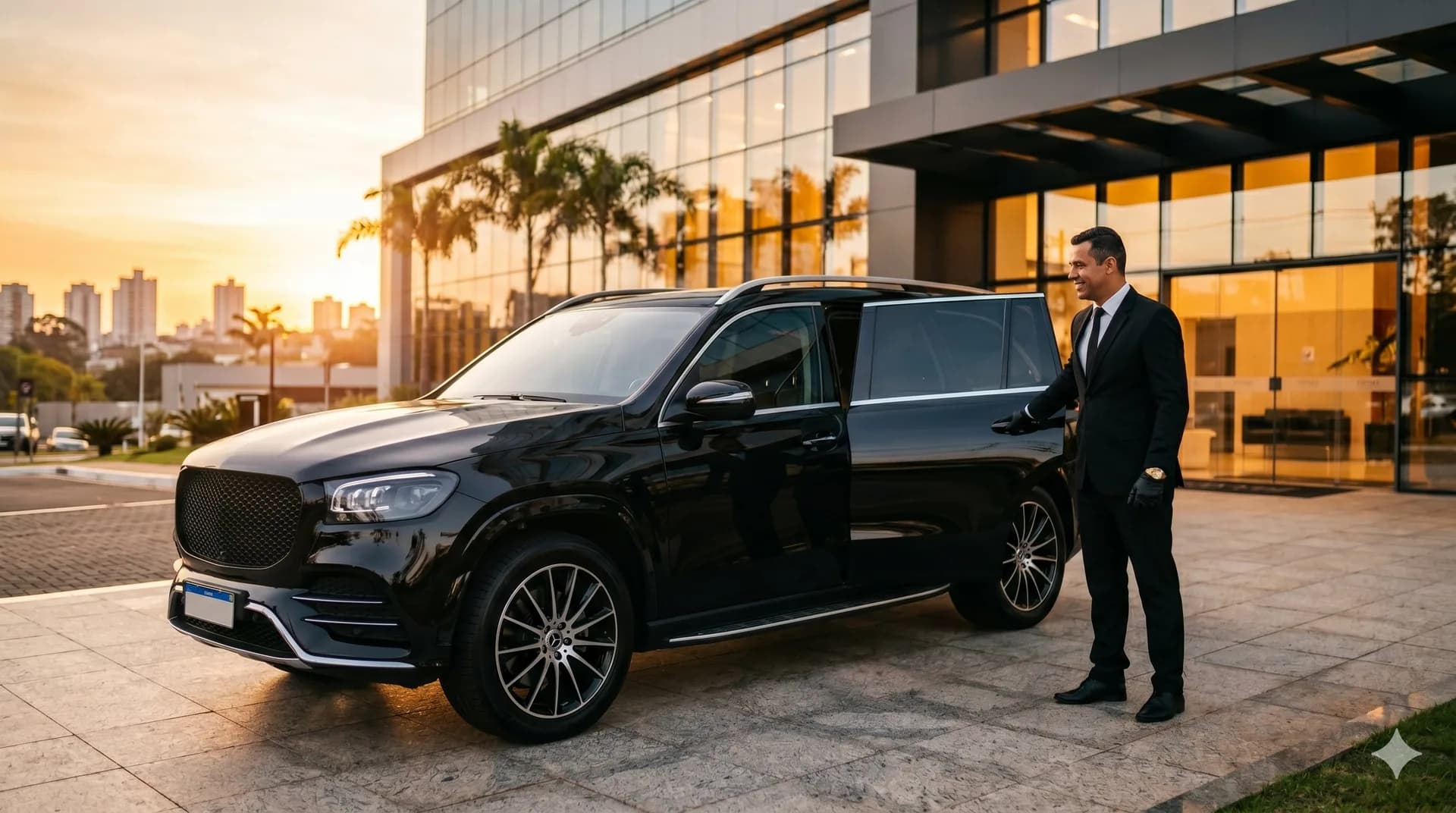 Transfer executivo Londrina Foz do Iguaçu — veículo premium para viagem longa