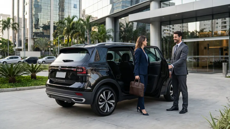 Volkswagen T-Cross para transporte executivo em Londrina